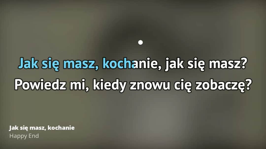 Podkład muzyczny Jak się masz kochanie - idealny do śpiewania